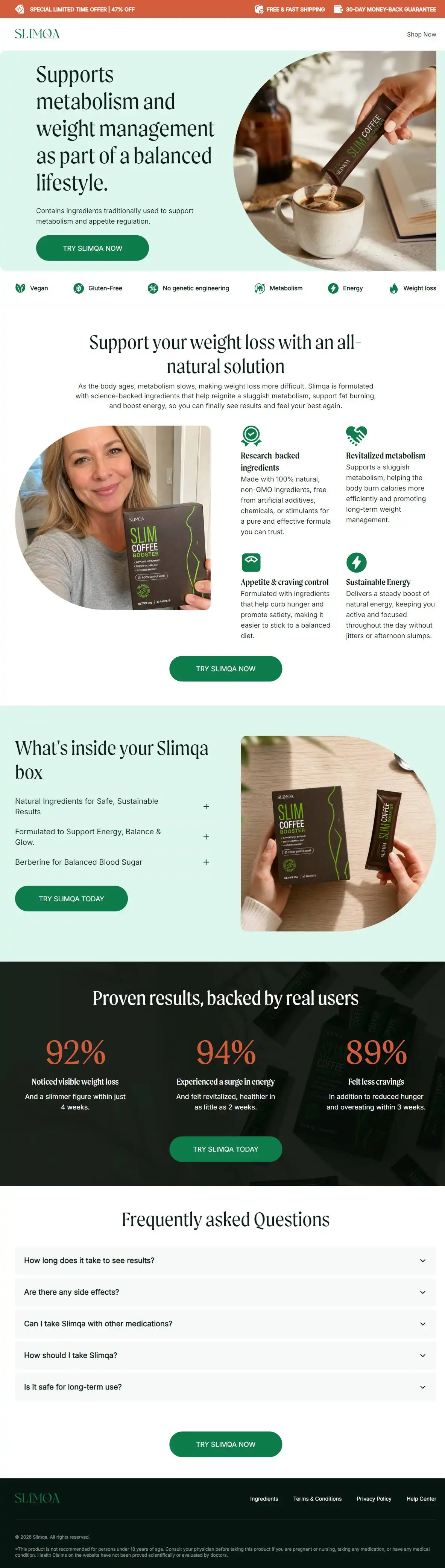 Slimqa Slim Coffee Booster